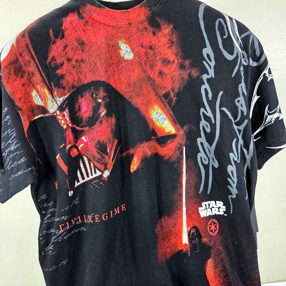 Civil Regime x Star Wars Darth Vader Oversized Black Graphic Tee NWT Sz S